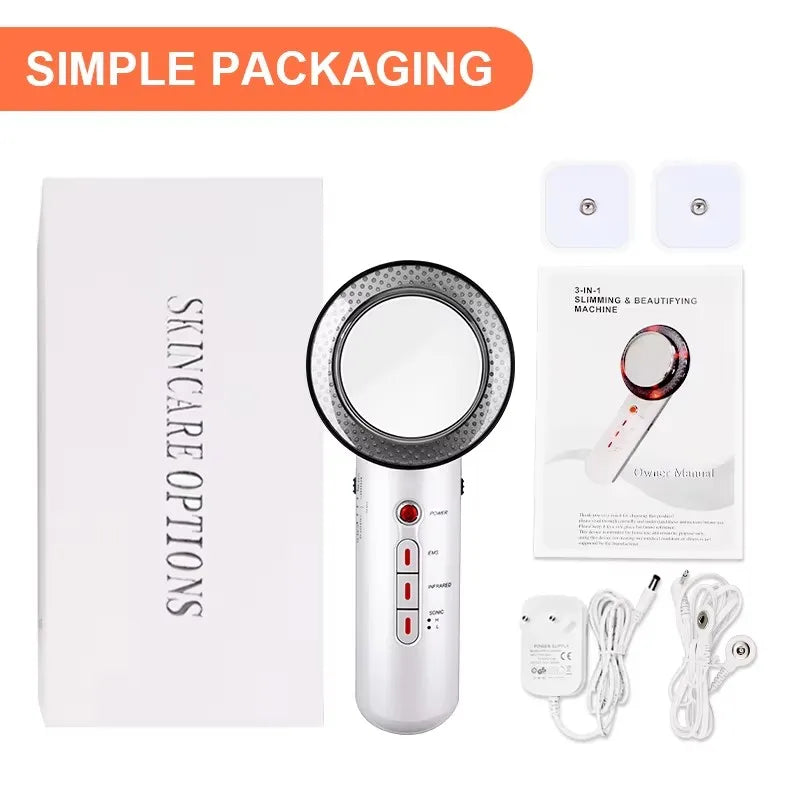 Ultimate EMS Body Slimming Massager - Ultrasonic Cellulite Remover & Fat Burner with Galvanic Infrared Technology