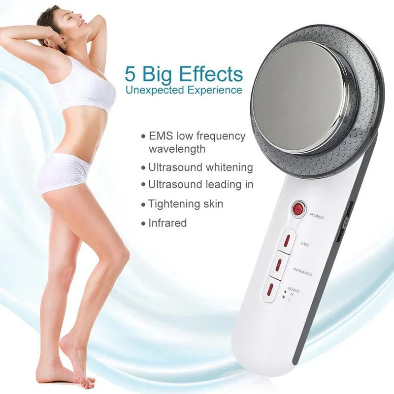 Ultimate EMS Body Slimming Massager - Ultrasonic Cellulite Remover & Fat Burner with Galvanic Infrared Technology