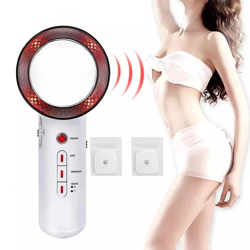 Ultimate EMS Body Slimming Massager - Ultrasonic Cellulite Remover & Fat Burner with Galvanic Infrared Technology