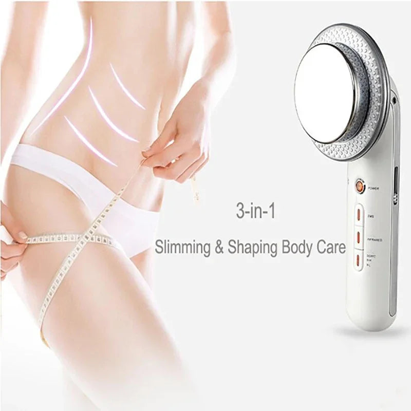 Ultimate EMS Body Slimming Massager - Ultrasonic Cellulite Remover & Fat Burner with Galvanic Infrared Technology