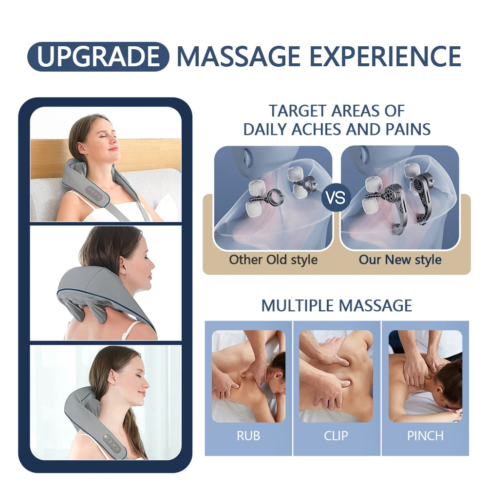 Relax Anytime, Anywhere: Comfy Core's 26W Wireless Neck & Shoulder Massager